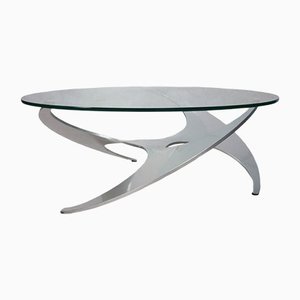 Glass & Aluminum Propeller Table