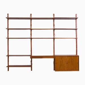 3-Bay Royal Wall Unit in Teak by Poul Cadovius for Cado, Denmark, 1960s