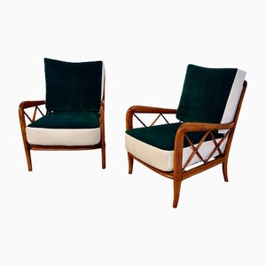 Armchairs Attributed to Paolo Buffa, Set of 2