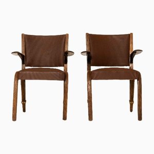 Vintage French Chairs by Hugues Steiner, 1960s, Set of 2