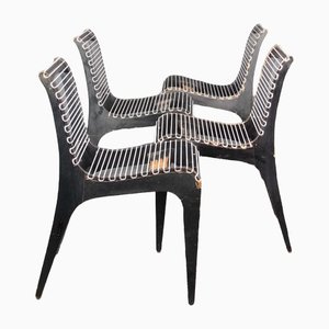 Chairs by Georges Tigien, Set of 4