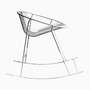 Sedia a dondolo Shell di Viewport-Studio per equilibri-furniture