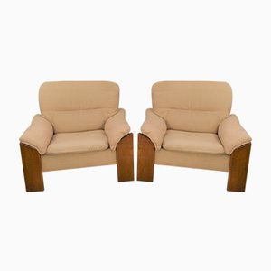 Lounge Chairs by Mario Marenco, Italy, 1970s, Set of 2