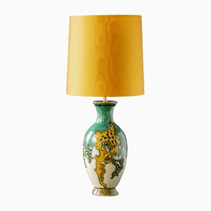 One-of-a-Kind Handcrafted Table Lamp of Holland Gouda Vase from Antique Plateelbakkerij Zuid