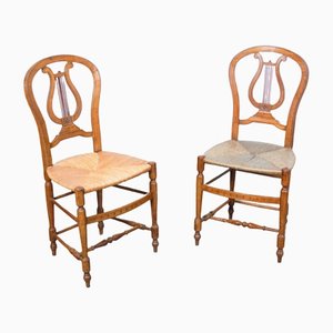 Walnut Chairs, Set of 2