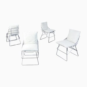 Sof Chairs by E. Mari for Driade, 1972, Set of 4