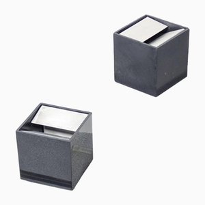 Cube en Frêne par Bruno Munari pour Danish, 1957, Set de 2