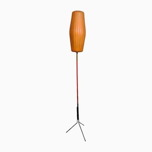 Floor Lamp with Cocoon Lamp Shade in the Style of Castiglioni