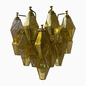 Italian Polygon Sconces in Murano Glass, Set of 2