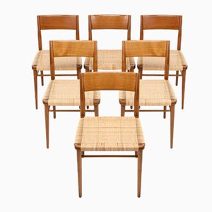 Esszimmerstühle von Georg Leowald für Wilkahn, 1950er, 6er Set
