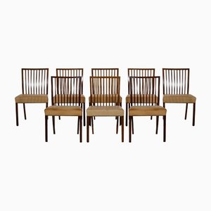 Stühle aus Mahagoni, 1960er, 8er Set