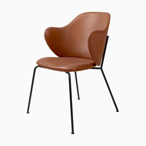 Brown Leather Let Chair from by Lassen