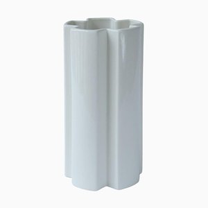 Large White Ceramic Kyo Star Vase by Mazo Design