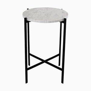 Small White Carrara Marble Deck Table by Ox Denmarq