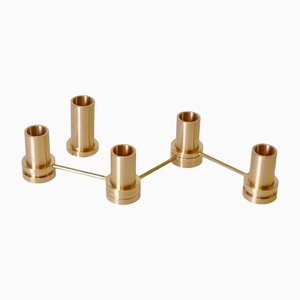 Brass Candle Holder by Ox Denmarq, Set of 5