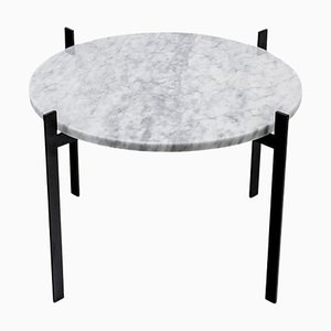 White Carrara Marble Single Deck Table by Ox Denmarq