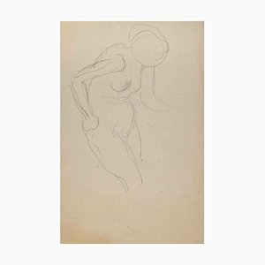 The Posing Nude, disegno originale, inizio XX secolo