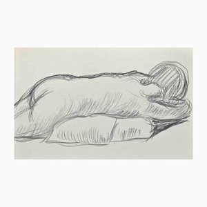 The Lying Down Nude, disegno originale, inizio XX secolo