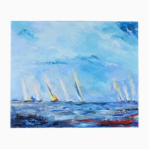 Martine Goeyens, Come on Guys, Original Painting, 2020s