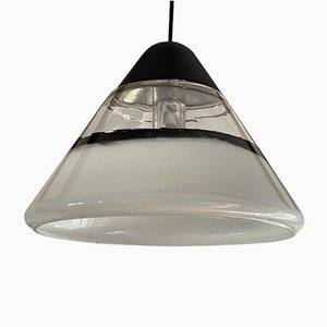 Lámpara de techo alemana vintage de cristal de Murano de Peil & Putzler