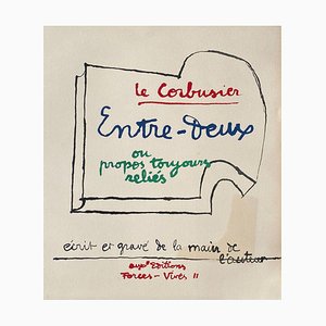 Le Corbusier, Entre-Deux - Titre, Lithograph
