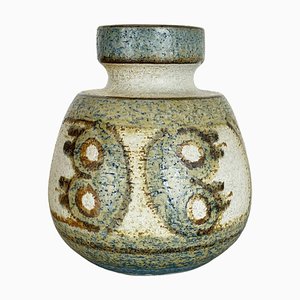 Danish Abstract Studio Pottery Vase in Ceramic from Soholm, 1970