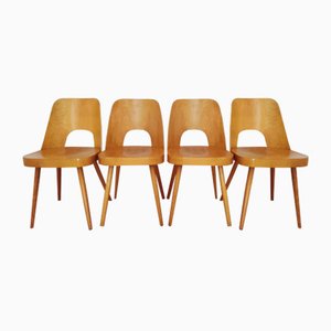 Czechoslovakian Chairs by O. Haerdtl for Ton, 1960s, Set of 4