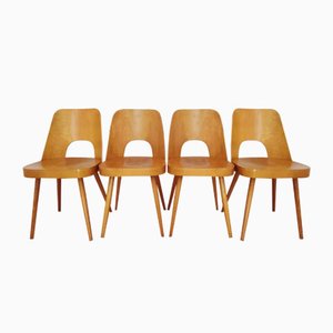 Czechoslovakian Chairs by O. Haerdtl for Ton, 1960s, Set of 4