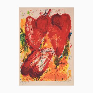 Jan Cremer, Three Tulips Nr. II, Ink on Paper