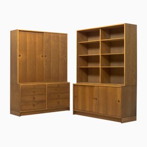 Oak Cabinets by Børge Mogensen for Karl Andersson & Söner, Set of 2