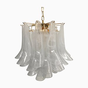 Lámpara de araña "Selle Alabastro" de cristal de Murano veteado