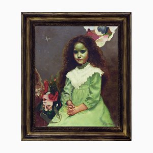 Mario Gianquitto, Painting, 1990s, Oil on Canvas, Framed