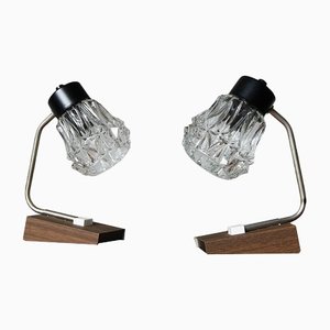 Mid-Century Table Lamps, Set of 2