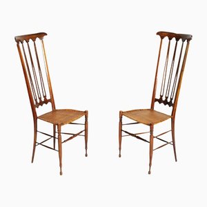 Set of High Back Chairs by Gio Ponti for SAC, 1950s