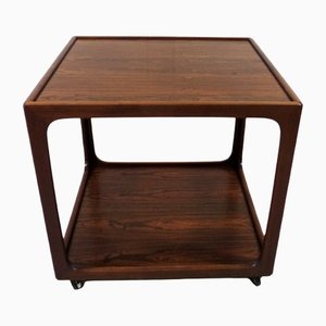 Danish Side Table in Rosewood by Peter Brink for B.R. Gelsted