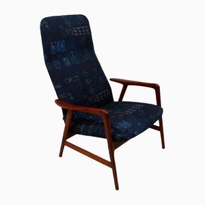 Danish Adjustable Lounge Chair by Alf Svensson for Fritz Hansen