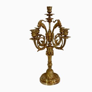 Candelabro in bronzo, XIX secolo