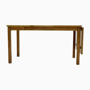 Scandinavian Extendable Dining Table in Solid Pine, 1960s