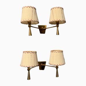 French Sconce from Maison Arlus, 1950s, Set of 2