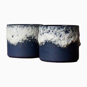 Deutscher Blumentopf aus Keramik von Dümmler & Breiden, 2 . Set