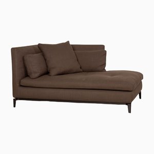 Brown Fabric Lounger Couch Daybed from Minotti Andersen