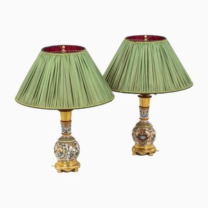 Antique Lamps in Gien Porcelain