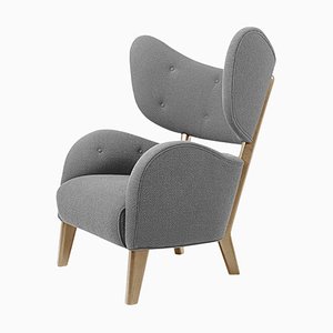 Grey Natural Oak Raf Simons Vidar 3 My Own Chair Lounge Chair from by Lassen