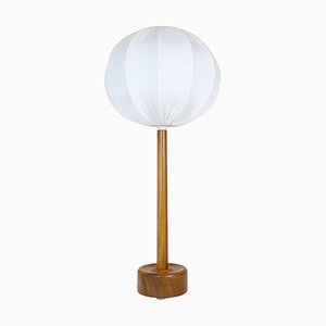 Lampe de Bureau Mid-Century en Teck Massif, Suède, 1960s