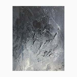 Léa Ezeirelle, Frost, 2022, óleo, pintura en aerosol, acrílico y técnica mixta sobre lienzo
