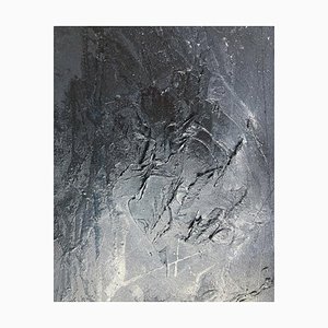 Léa Ezeirelle, Frost, 2022, olio, vernice spray, acrilico e tecnica mista su tela