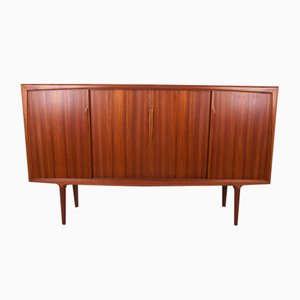 Credenza alta Mid-Century in teak, Danimarca, anni '60