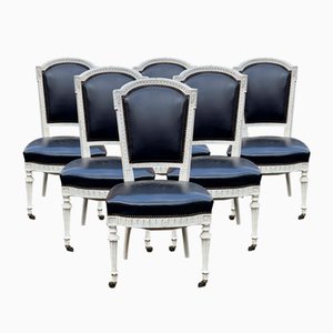 French Dining Chairs, Set of 6