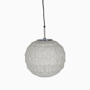 Mid-Century Glass Ball Ceiling Lamp, 1960s