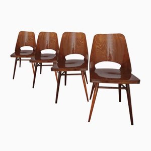 Chaises Tchécoslovaques par O. Haerdtl pour Ton, 1960s, Set de 4